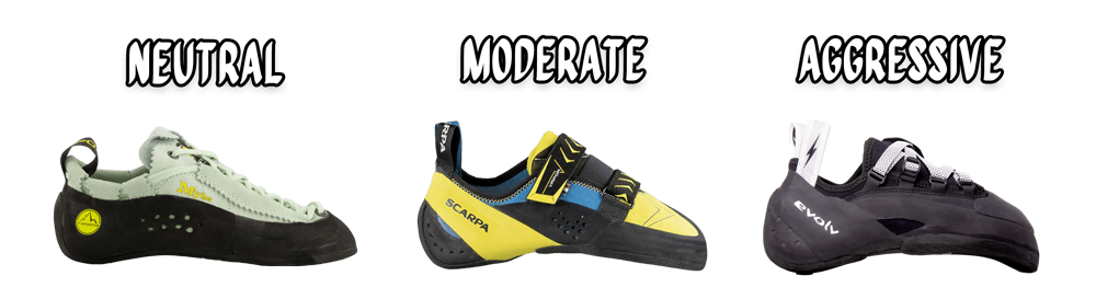 Climbing Shoe Shapes - How to Choose Climbing Shoes - Simian Republic